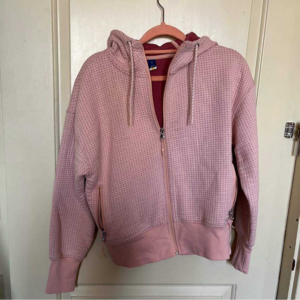 Pink zip up jacket